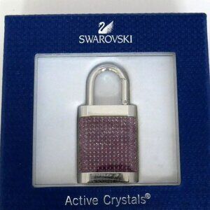 Swarovski $115 USB Lock Amethyst 1176342 8GB Memory Active Crystals NIB